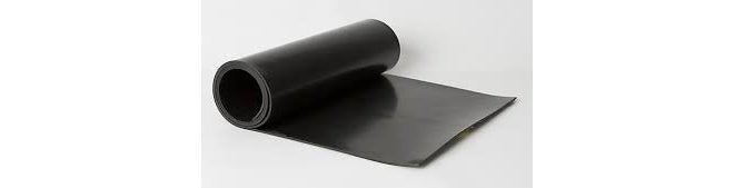 AICON ® 3mm Thickness Black Plain Natural Rubber Sheet High and Premium Quality Rubber (1feet x 1feet) - Image 1