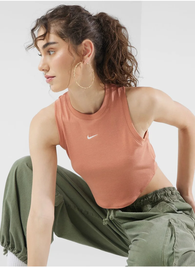 Nike Nsw Essential Ribbed Crop Tank