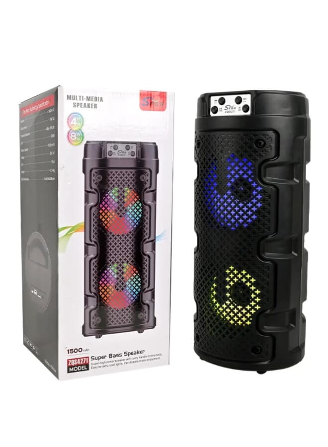 singe SING-E ZQS4271 Dual 4 inch Wireless BT 5.0 Altavoz Outdoor Party Speaker Portable Music Player Rgb Color Lights - Image 1