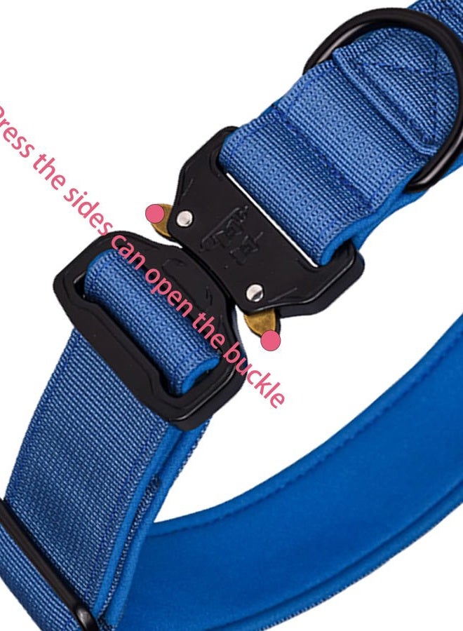 Aecllcea Tactical Dog Collar - Heavy Duty with Handle, Metal Buckle, Thick for Medium Large Dogs, Military Style (M, Khaki) - Image 5
