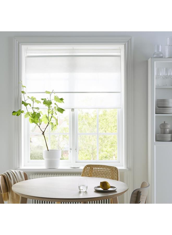 Zaboon Roman blind, white, 140x160 cm - Image 3