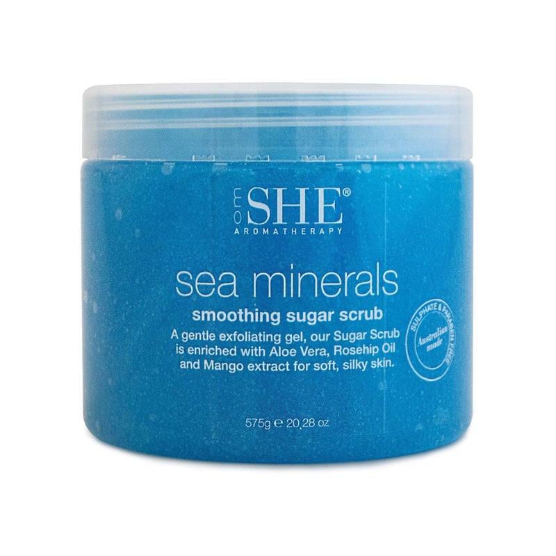 OM SHE Aromatherapy Sea Minerals Sugar Scrub