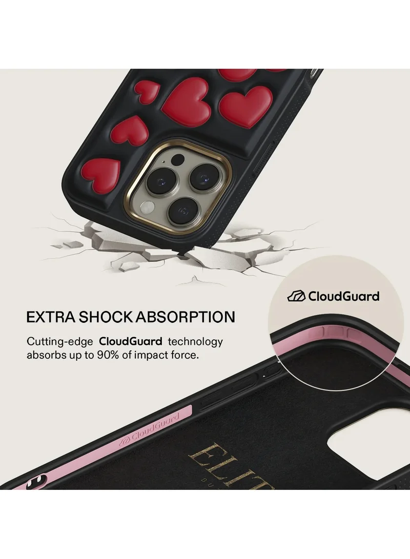 BURGA Case for iPhone 16 Pro Max – Ultra-Soft TPU, TPE, and PC Material with Bouncy Texture, CloudGuard Shock Absorption, Lightweight Build, and Elite-Level Drop Protection,Crush