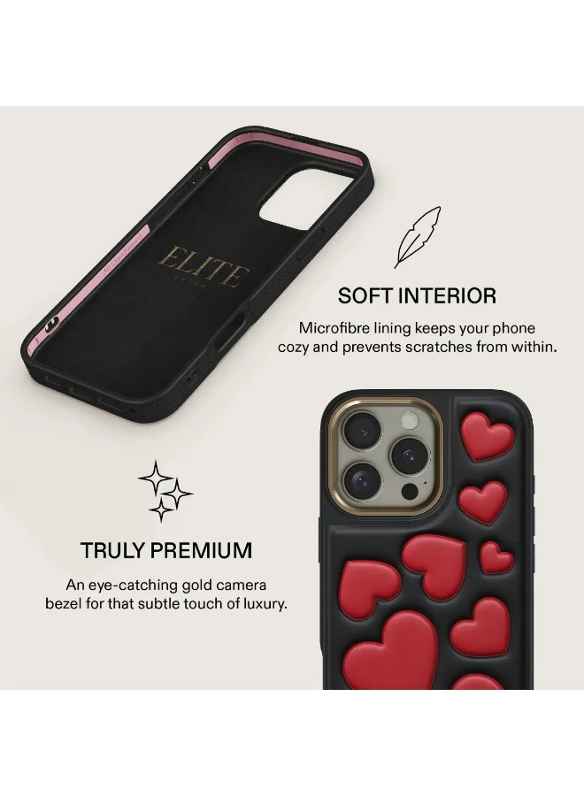 BURGA Case for iPhone 16 Pro Max – Ultra-Soft TPU, TPE, and PC Material with Bouncy Texture, CloudGuard Shock Absorption, Lightweight Build, and Elite-Level Drop Protection,Crush