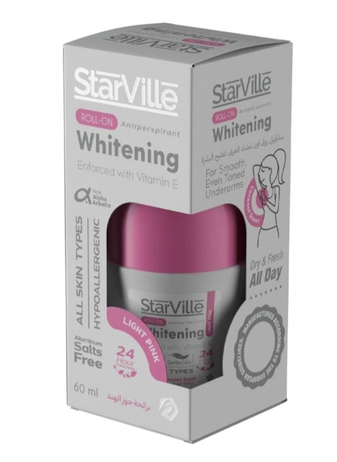 starville Starville Whitening Roll on Light Pink with Coconut Scent 60 ml original 