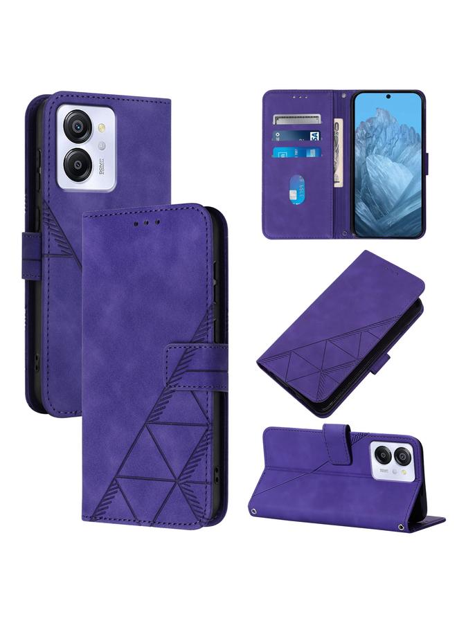 S-TOP Case For Blackview Color 8 Crossbody 3D Embossed Flip Leather Phone Case - Image 1