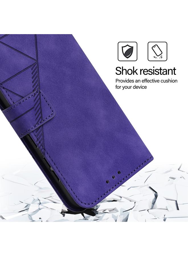 S-TOP Case For Blackview Color 8 Crossbody 3D Embossed Flip Leather Phone Case - Image 5