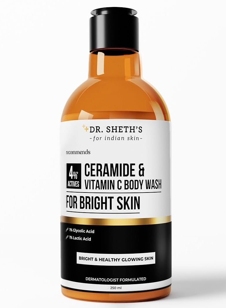 Dr. Sheth's Ceramide & Vitamin C Moisturizing Body Wash 250 mL - Image 1