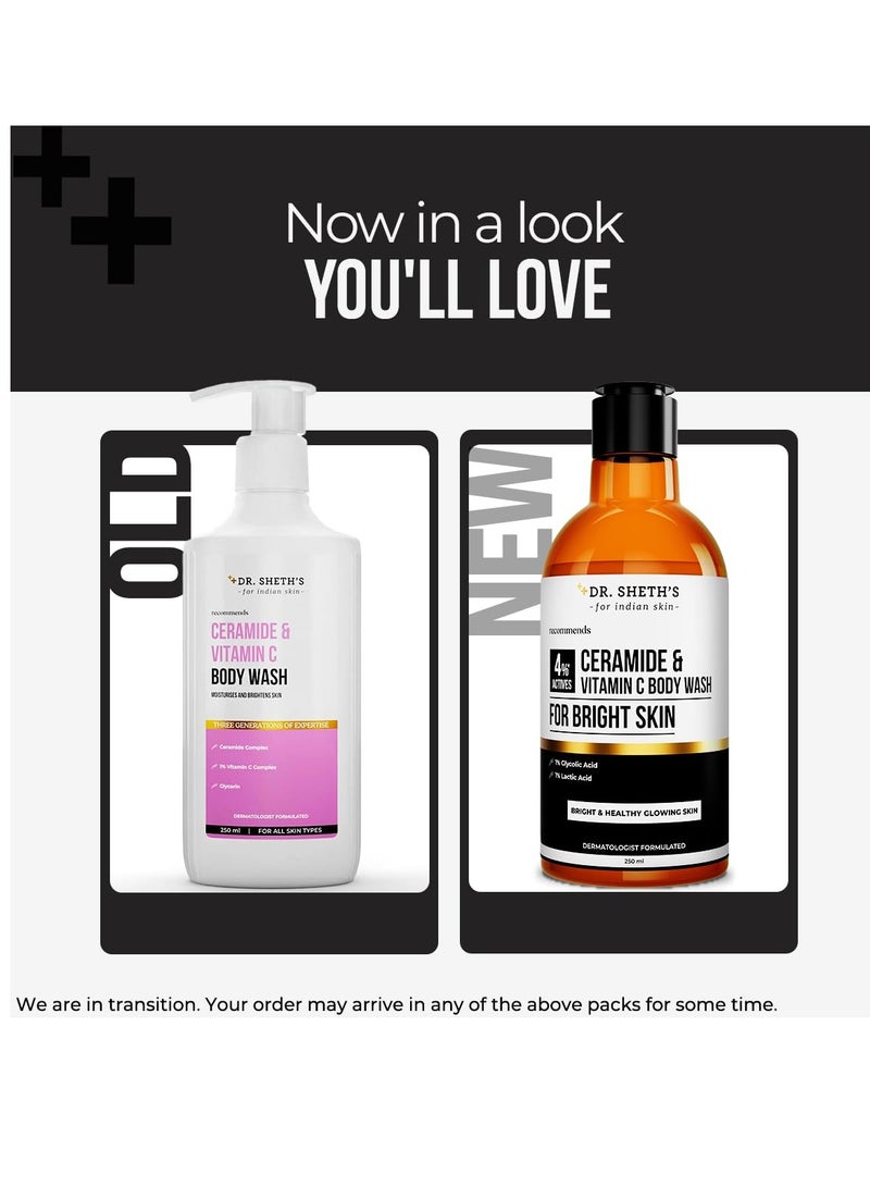Dr. Sheth's Ceramide & Vitamin C Moisturizing Body Wash 250 mL - Image 2