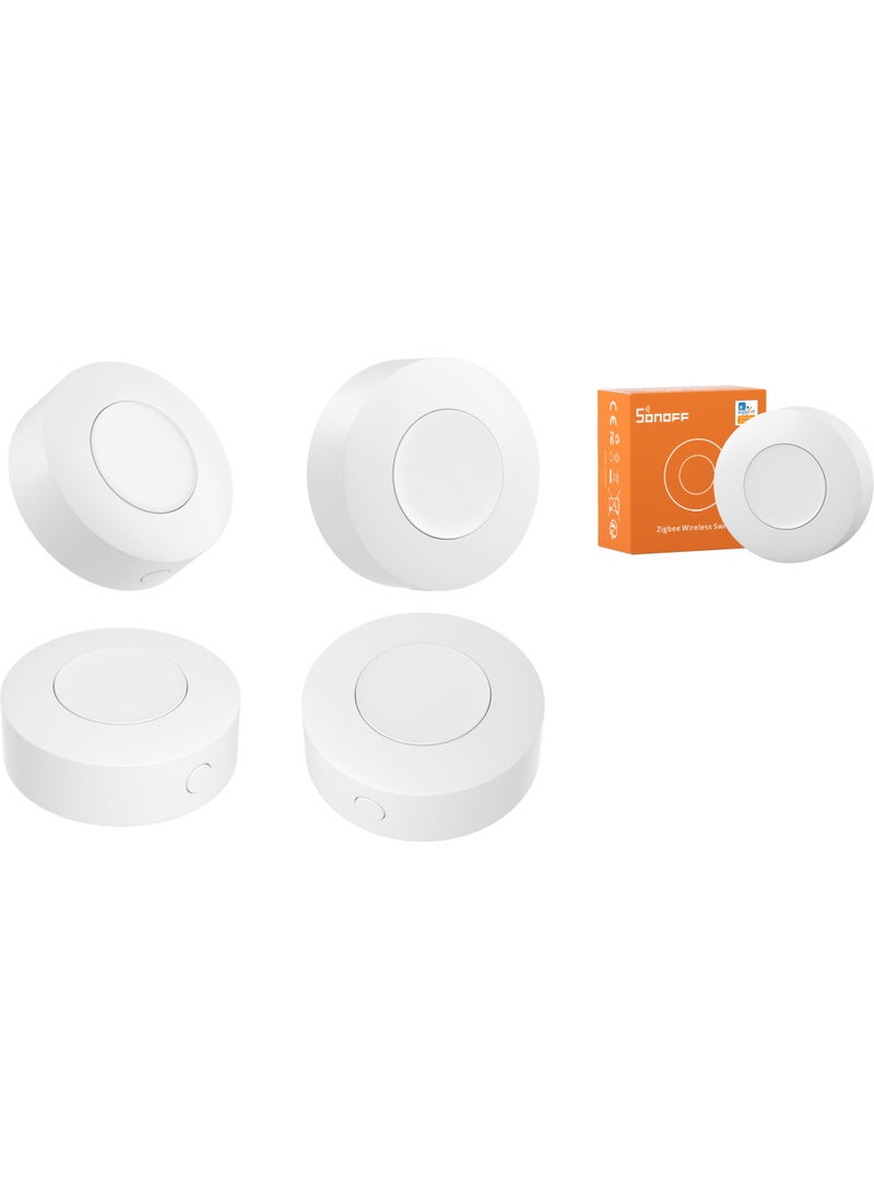 SONOFF - SONOFF SNZB-01P Zigbee Wireless Switch, Supports to Create Smart Scenes, Trigger The Connected Devices on APP with Three Control Options, SONOFF ZigBee Bridge Required, Works with Alexa & Google Home - Image 1