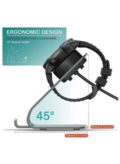 Y&D Charger Stand Dock Compatible with Garmin Fenix 5 5S 5X Plus 6 6S 6X Pro 7 7S 7X Forerunner 45 45S 245 Music Vivoactive 3 4 4S Approach S40 S60 S12 Venu Sq 2 2S  - Image 2