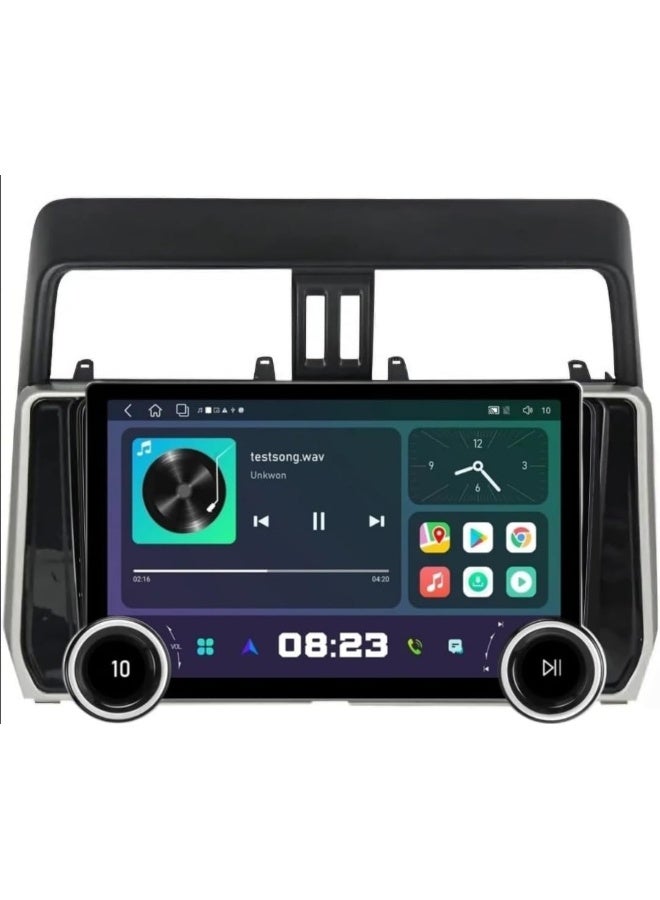 Vierex DIAMOND 2K Car Stereo For Toyota Prado Screen 2018 2019 2020 2021 2022 With Apple Carplay Android Auto Wireless WiFi DSP Radio 4G AHD Camera Included Quick Boot Fast Interface 4+64GB Diamond 2K 11.8"  - Image 1