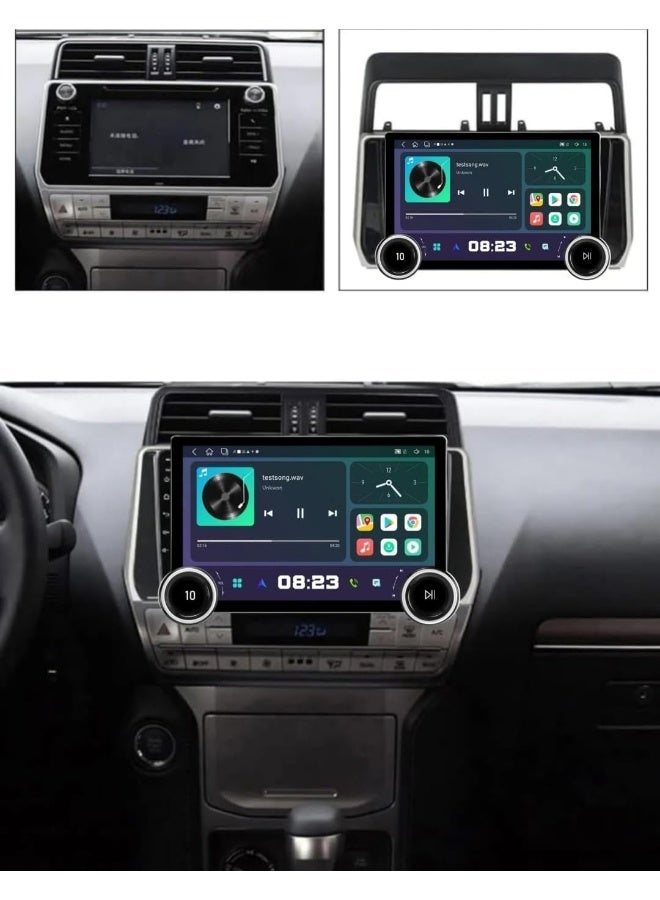Vierex DIAMOND 2K Car Stereo For Toyota Prado Screen 2018 2019 2020 2021 2022 With Apple Carplay Android Auto Wireless WiFi DSP Radio 4G AHD Camera Included Quick Boot Fast Interface 4+64GB Diamond 2K 11.8"  - Image 2
