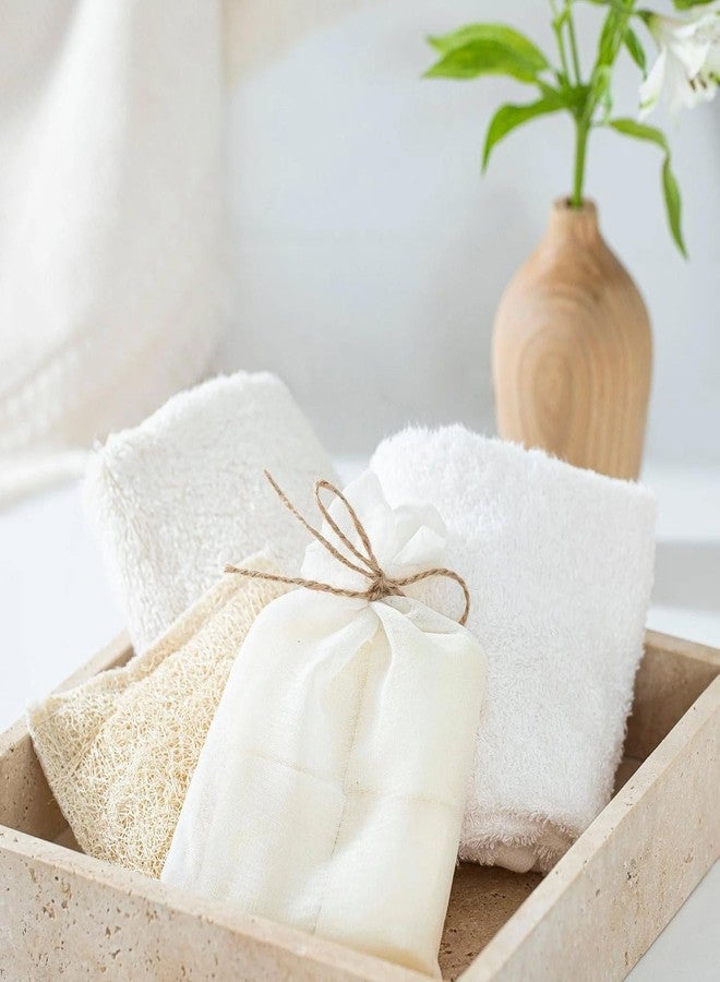 Chakra Savon Invite Herbal Bar Soap Pouch, 1.76 oz - 4 Pack, 98% Botanical Oils, Handmade Soap Bar Bag, Refreshing and Gentle for Face, Body & Hands, Powder - Image 2