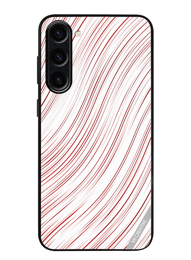 VR CREATIVE Protective Case Cover For Samsung Galaxy S24 Strips Design Multicolour - Image 1