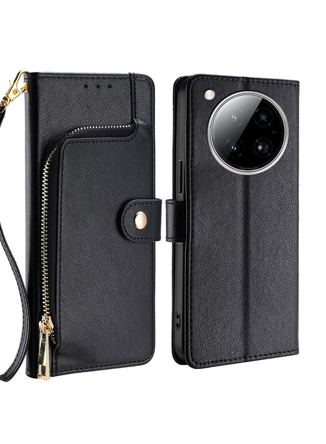 S-TOP Case For Infinix Zero 40 4G Zipper Bag Leather Phone Case - Image 1