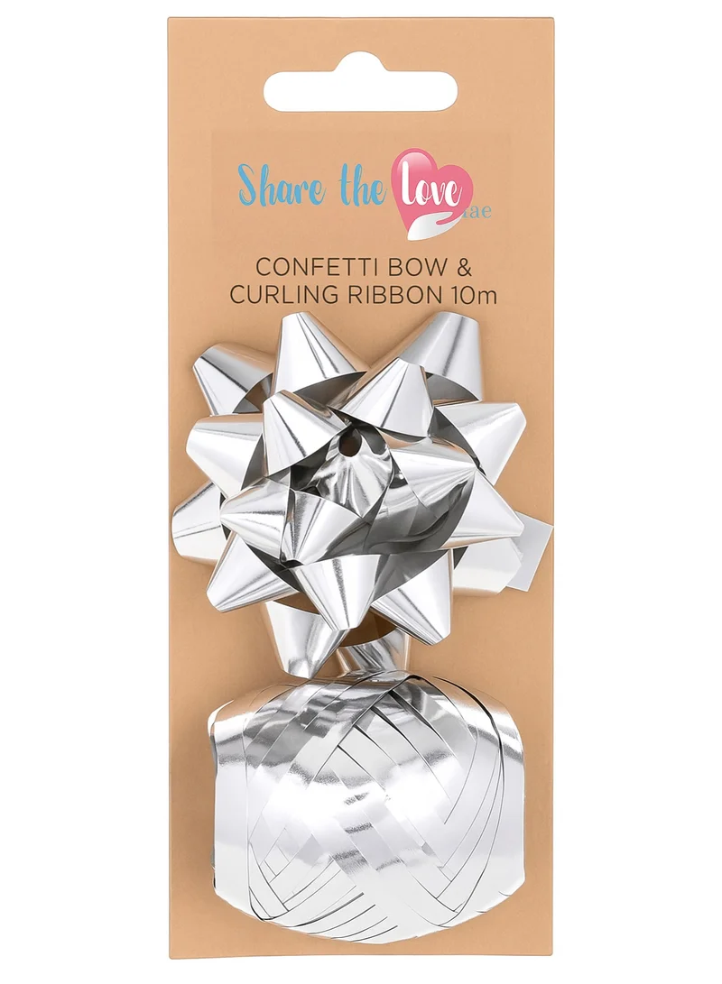 Share the Love Silver Luxury Gift Bow
