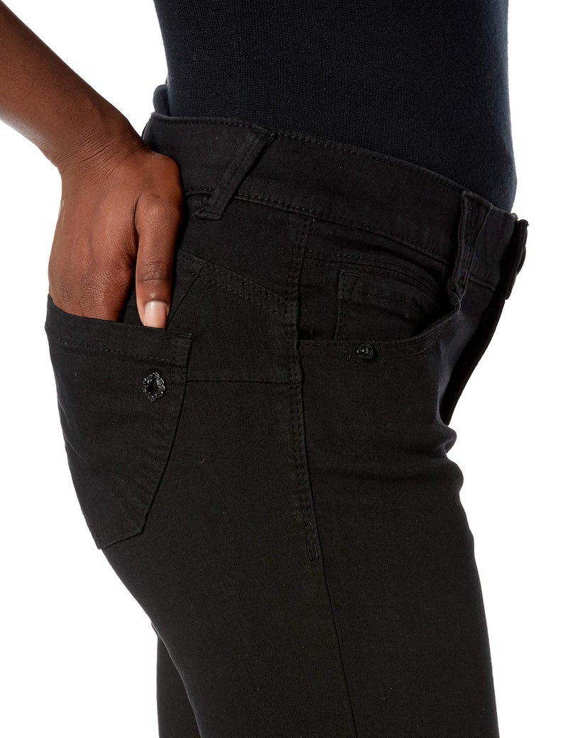 Democracy womens Petite "Ab"solution Jegging Jeans, Black, 16 Petite US - Image 3