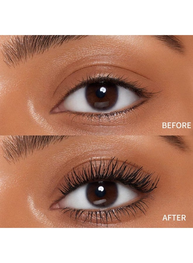 Boobeen Black Mascara Volume and Length, Voluminous & Lengthening Lash Mascara Waterproof, Longer & Curlier Thicker Eyelashes, No Smudging - Image 2
