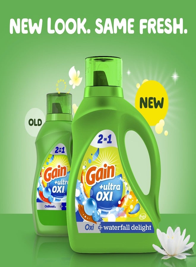 Gain Ultra Oxi Liquid Laundry Detergent, Waterfall Delight, 134 Loads - Image 2