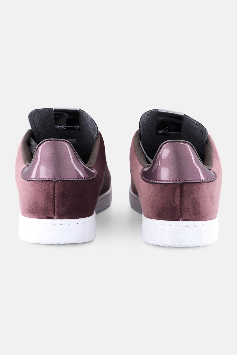 Victoria Women Lace Up Casual Shoes, Old Rose - Image 2