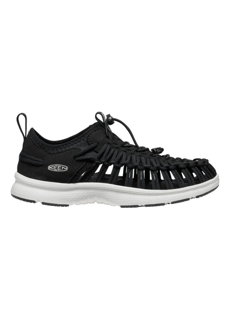 Keen MENS UNEEK O3 FLAT SANDALS BLACK/STAR WHITE