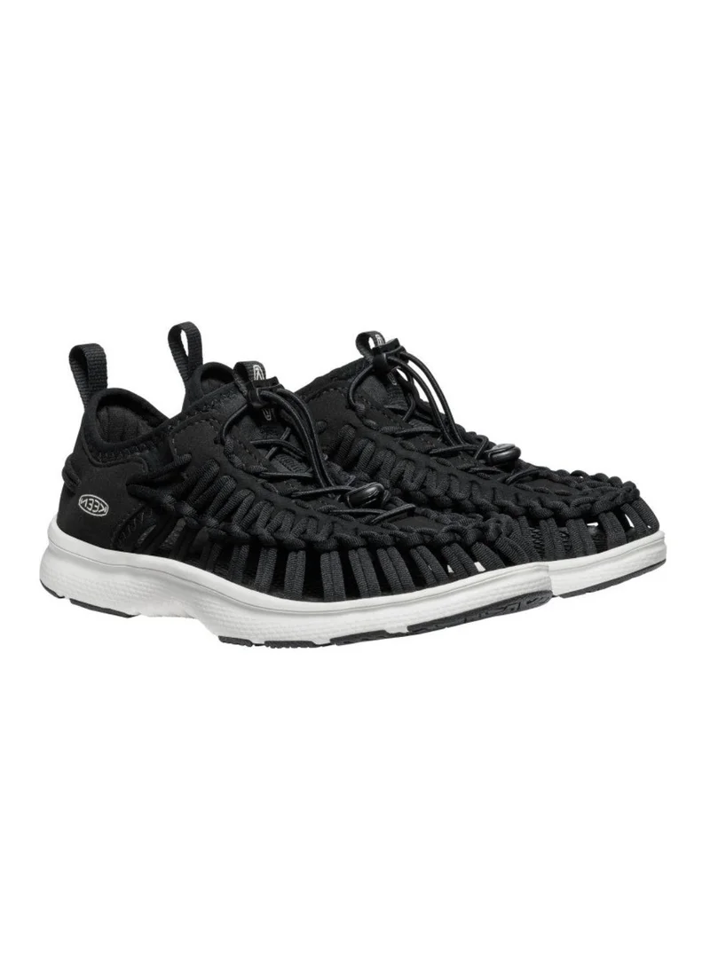 Keen MENS UNEEK O3 FLAT SANDALS BLACK/STAR WHITE