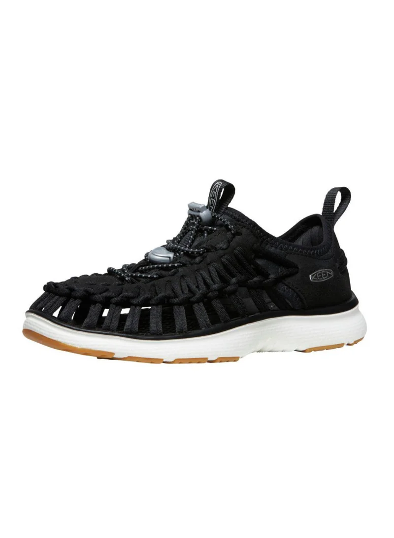 Keen MENS UNEEK O3 FLAT SANDALS BLACK/STAR WHITE