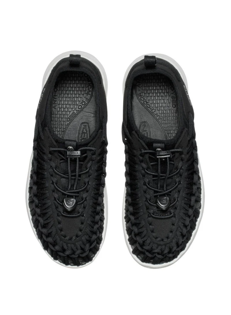 Keen MENS UNEEK O3 FLAT SANDALS BLACK/STAR WHITE