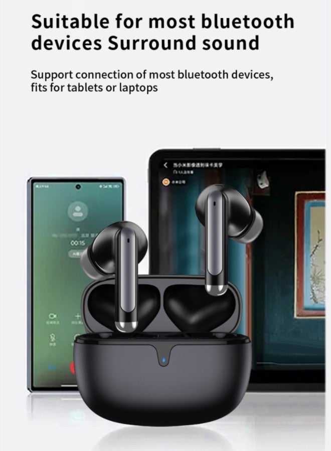 MARCAN True Wireless Stereo Earbuds, Bluetooth Earbuds Touch Control 24h Strong Endurance, in-Ear Bluetooth 5.3 Headphones,Open-Ear Listening, Black - Image 3