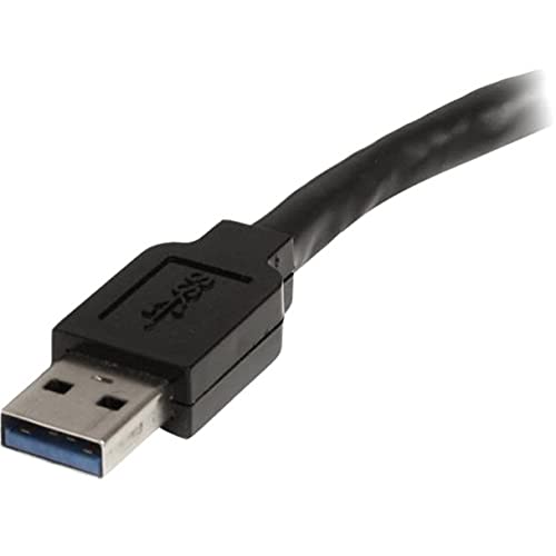 StarTech.com 16.4ft Active USB 3.0 (5Gbps) Extension Cable with AC Power Adapter - Shielded - Male to Female USB USB 3.2 Gen1 Type A Extender, TAA (USB3AAEXT5M) - Image 4