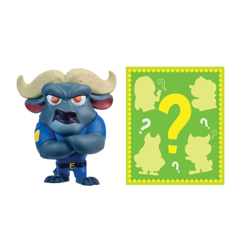 Disney Zootropolis 2 Collectible Figure 2-in-1 Pack - Chief Bogo & Myster Figure 2-Inches | Zootopia 2 Mystery Tails Collection | Surprise Figure | Character Figure | Gift for Kids and Collectors! - Image 2