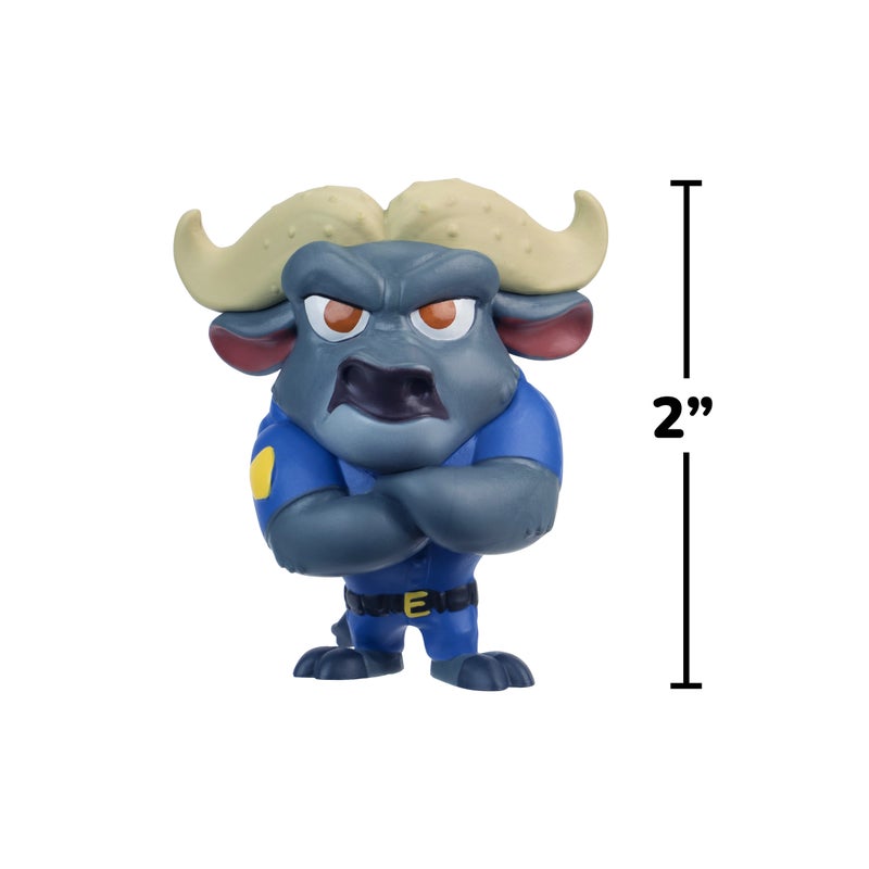 Disney Zootropolis 2 Collectible Figure 2-in-1 Pack - Chief Bogo & Myster Figure 2-Inches | Zootopia 2 Mystery Tails Collection | Surprise Figure | Character Figure | Gift for Kids and Collectors! - Image 3