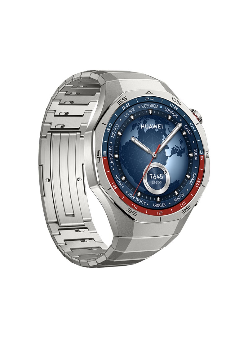 HUAWEI Watch GT 5 Pro 46mm Smartwatch, Sharp-Edged Design Watch, up to 14 Days Battery Life, Pro-level Sports, Health Tracking, Compatible with iOS and Android, Titanium - Image 2