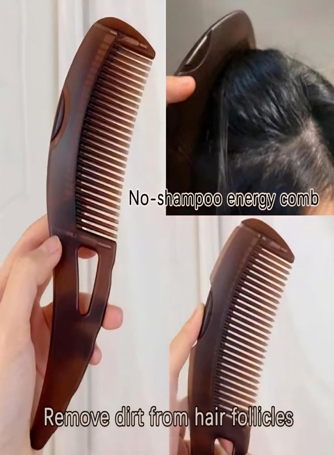 Dustex Dandruff Comb Energy Massage Comb Scalp Brush for Dandruff Removal, Lice Remover Products, Hair Dressing Comb Healthier Scalp and Better Hair Quality Removal of Dandruff and Dirt for Women Men D1 - Image 5