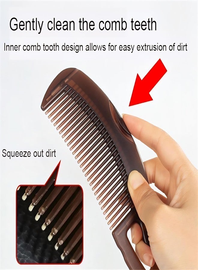 Dustex Dandruff Comb Energy Massage Comb Scalp Brush for Dandruff Removal, Lice Remover Products, Hair Dressing Comb Healthier Scalp and Better Hair Quality Removal of Dandruff and Dirt for Women Men D1 - Image 4