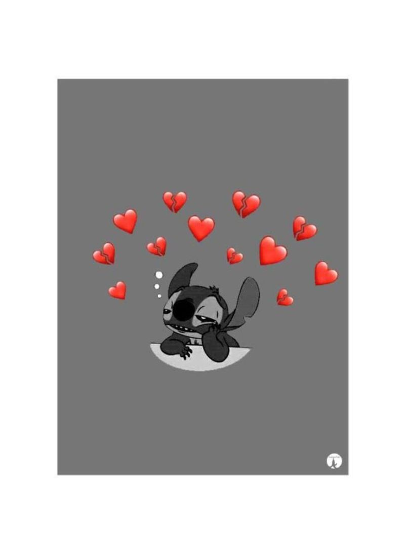 Disney Printed Mousepad Grey/Black/Red