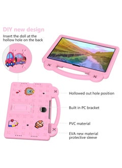 VKL Kids Case Compatible with Honor Pad 9 12.1 inch 2024, Heavy Duty EVA Foam Shockproof Cover Kids Proof Case with Stand For Honor Pad 9 (Pink)  - Image 3