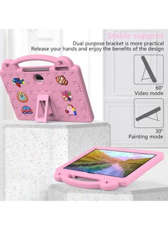 VKL Kids Case Compatible with Honor Pad 9 12.1 inch 2024, Heavy Duty EVA Foam Shockproof Cover Kids Proof Case with Stand For Honor Pad 9 (Pink)  - Image 5