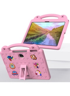 VKL Kids Case Compatible with Honor Pad 9 12.1 inch 2024, Heavy Duty EVA Foam Shockproof Cover Kids Proof Case with Stand For Honor Pad 9 (Pink)  - Image 1