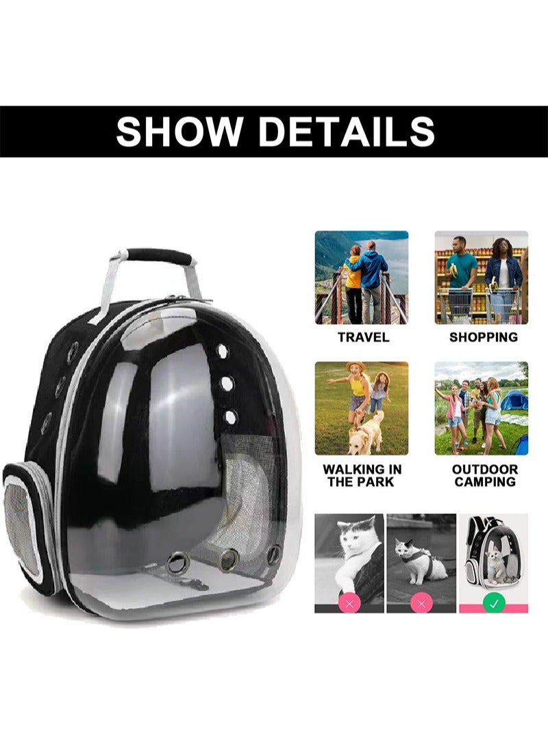 Kidle Portable Pet Carrier Backpack Space Capsule Bubble Transparent Backpack For Cats and Puppies - Image 4