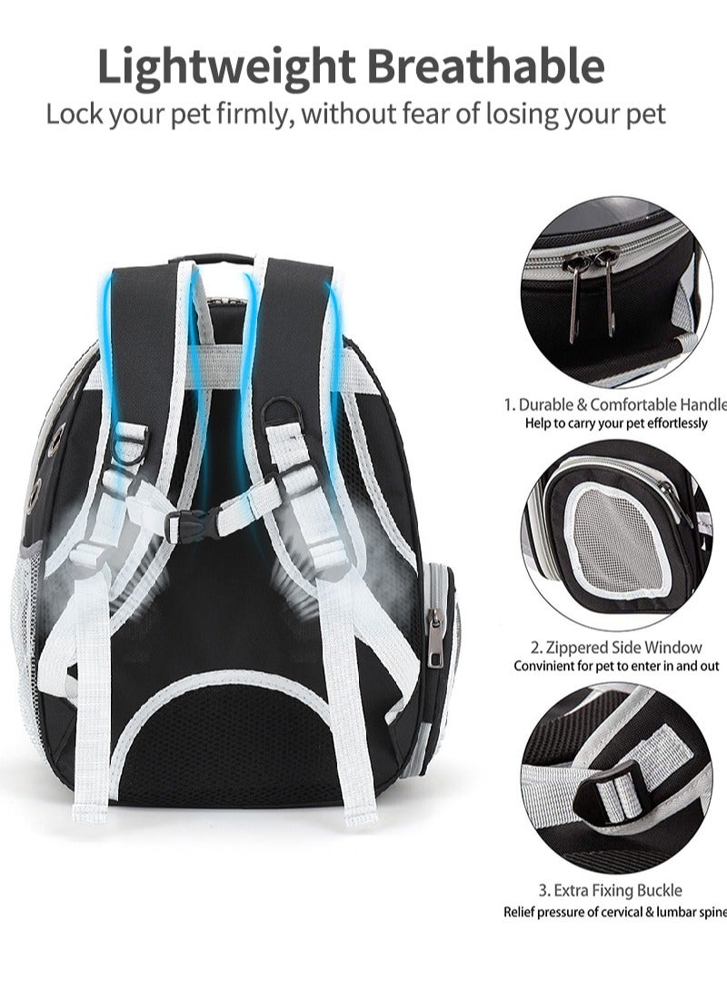 Kidle Portable Pet Carrier Backpack Space Capsule Bubble Transparent Backpack For Cats and Puppies - Image 3