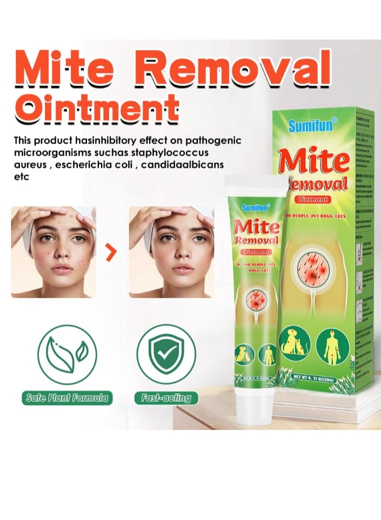 Sumifun Powerful Mite Removal Ointment for Effective Relief of Exzema and Anti-Bacterial Protection 20g - Image 2