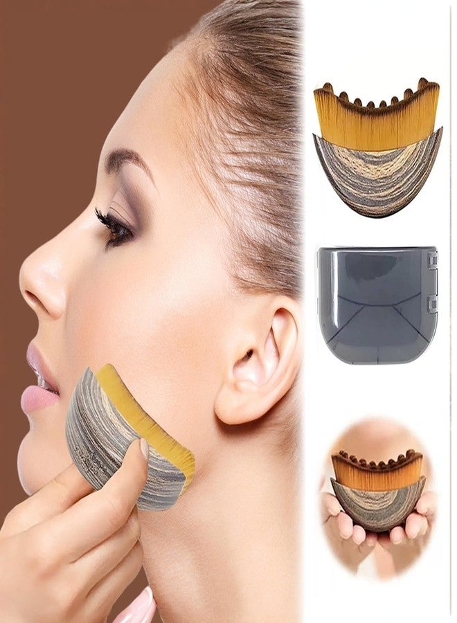 TARINI lymphatic face brush, Gua Sha for Face, Lymphatic Contour Face Brush – Gua Sha Inspired Facial Massager for Lymphatic Drainage, Jawline Sculpting, Reduce Puffiness & Relieve Fatigue - Image 3