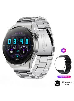 Generic Smart Watch for Men with Bluetooth Calls, Fitness Tracker, Heart Rate, Blood Oxygen, Sleep Tracker, Health Watch, IP68 Waterproof for Android iOS (Sliver)  - Image 1