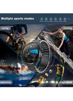 Generic Smart Watch for Men with Bluetooth Calls, Fitness Tracker, Heart Rate, Blood Oxygen, Sleep Tracker, Health Watch, IP68 Waterproof for Android iOS (Sliver)  - Image 5