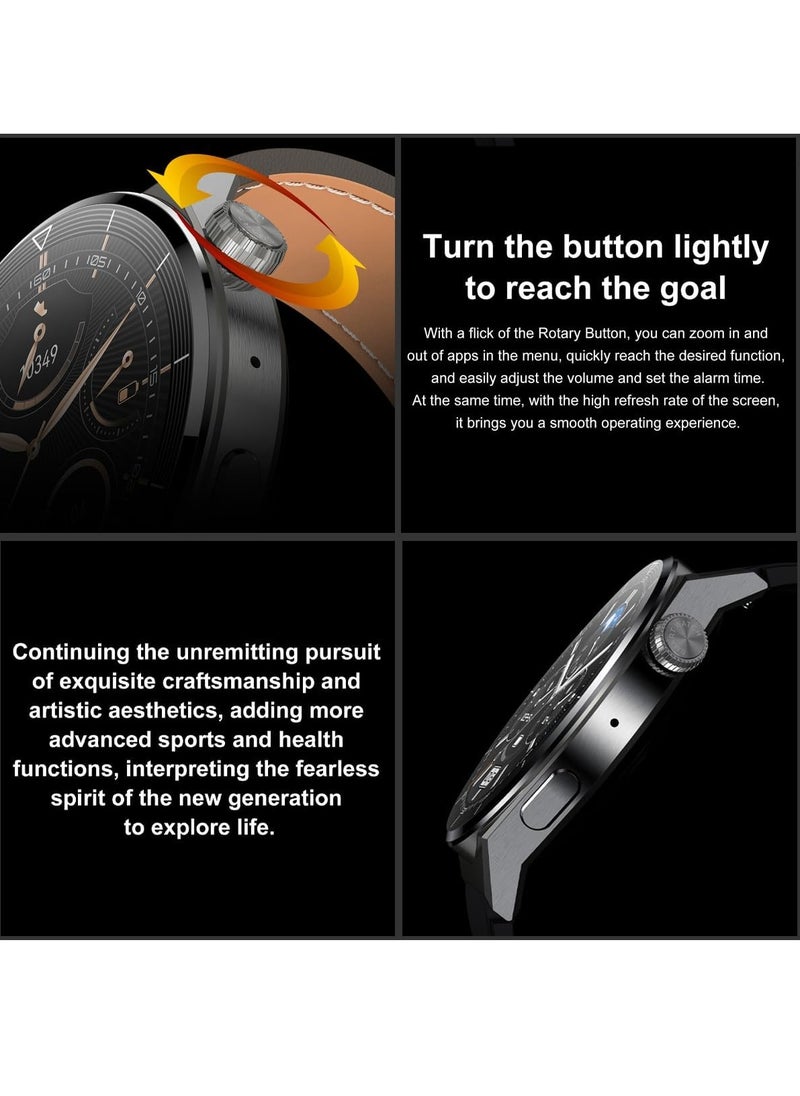 Generic - Smart Watch for Men with Bluetooth Calls, Fitness Tracker, Heart Rate, Blood Oxygen, Sleep Tracker, Health Watch, IP68 Waterproof for Android iOS (Sliver) - Image 1