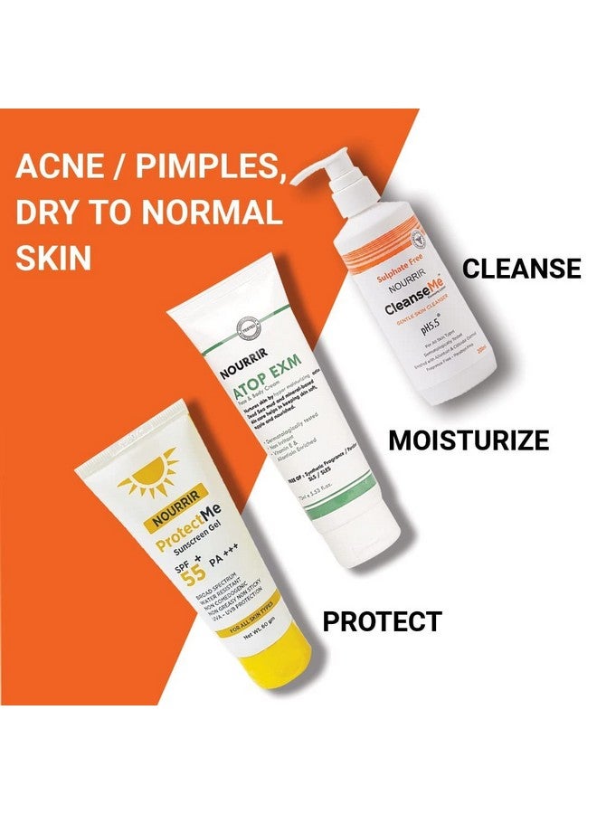 NOURRIR Cleanseme Gentle Skin Cleanser Face Wash | 125 Ml |All Skin Types | Enriched With Allantoin & Colloidal Oatmeal | Use With Or Without Water | Soap Free - Image 4