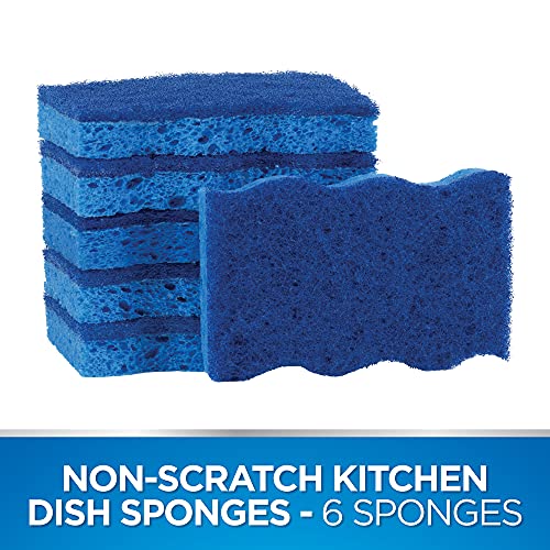 Dawn Non-Scratch Scrubber Sponges, Blue (Pack of 6) - Image 2