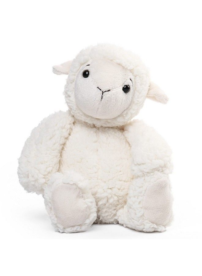 LotFancy Lamb Stuffed Animal 12" Stuffed Lamb Plush For Baby Cuddly Fluffy Sheep Toy Plushies For Newborn Nursery Easter Decoration - Image 1